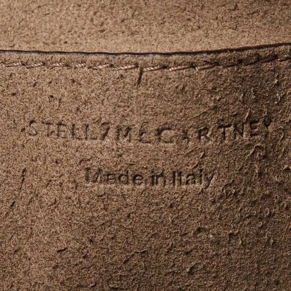 Stella McCartney Grey Faux Leather Medium Hobo Bag - Picture 8 of 12